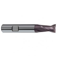 16mm Dia. x 82mm Overall Length 2-Flute Square End Solid Carbide SE End Mill-Weldon Shank-Center Cut-Firex - USA Tool & Supply