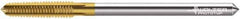 Walter-Prototyp - M5x0.80 Metric, 5 Flutes, TiN Finish, Cobalt, Nut Tap - 271mm Overall Length, 19mm Thread Length - USA Tool & Supply