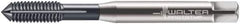 Walter-Prototyp - M8x1.25 Metric 6HX Modified Bottoming Thread Forming Tap - Cobalt, TiCN Finish, 90mm OAL, 18mm Thread Length, Right Hand Thread, Series D7061706 - USA Tool & Supply