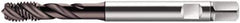 Walter-Prototyp - M5x0.80 Metric 3 Flute 6HX Modified Bottoming Spiral Flute Tap - Cobalt, Hardlube Finish, 70mm OAL, Right Hand Flute, Right Hand Thread, Series S2051312 - Exact Industrial Supply