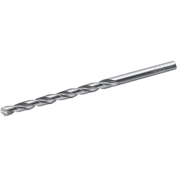 Walter-Titex - 8.8mm, 130° Point, Spiral Flute, Cobalt Taper Length Drill Bit - Bright Finish, 115mm Flute Length, 175mm OAL, Series A1544 - USA Tool & Supply