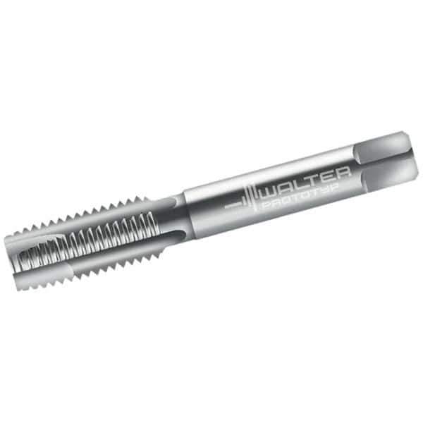 Walter-Prototyp - M10x1.50 Metric, 3 Flute, Bright Finish, Cobalt Spiral Point Tap - Plug Chamfer, Right Hand Thread, 70mm OAL, 22mm Thread Length, 7mm Shank Diam, 6H Class of Fit, Series 20160 - Exact Industrial Supply