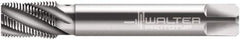 Walter-Prototyp - 1/8-27 NPT, 40° Helix, 3 Flutes, Modified Bottoming Chamfer, Bright Finish, Cobalt, Spiral Flute Pipe Tap - Right Hand Flute, 0.4331" Shank Diam, 0.5512" Thread Length, 0.3543" Square Size, Series 255630 - USA Tool & Supply