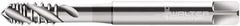 Walter-Prototyp - M6x1.00 Metric 3 Flute 6H Modified Bottoming Spiral Flute Tap - Cobalt, Bright Finish, 80mm OAL, Right Hand Flute, Right Hand Thread, Series P40519 - Exact Industrial Supply