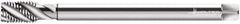 Walter-Prototyp - M12x1.75 Metric 3 Flute 6H Modified Bottoming Spiral Flute Tap - Cobalt, Bright Finish, 220mm OAL, Right Hand Flute, Right Hand Thread, Series P2056935 - USA Tool & Supply