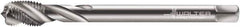 Walter-Prototyp - M16x1.50 Metric Fine 5 Flute 6H Modified Bottoming Spiral Flute Tap - Cobalt, Bright Finish, 100mm OAL, Right Hand Flute, Right Hand Thread, Series 7156770 - USA Tool & Supply
