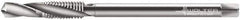 Walter-Prototyp - M12x1.75 Metric 4 Flute 6H Modified Bottoming Spiral Flute Tap - Cobalt, Bright Finish, 125mm OAL, Right Hand Flute, Right Hand Thread, Series 20467 - USA Tool & Supply