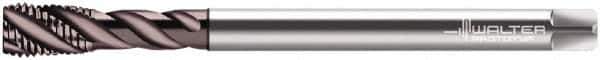 Walter-Prototyp - M12x1.75 Metric 3 Flute 6H Modified Bottoming Spiral Flute Tap - Cobalt, Bright Finish, 180mm OAL, Right Hand Flute, Right Hand Thread, Series P205683 - Exact Industrial Supply