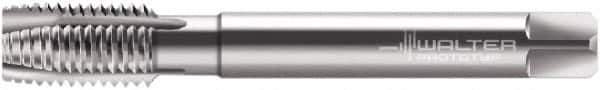 Walter-Prototyp - 11/16-24 UNEF, 4 Flute, Bright Finish, Cobalt Spiral Point Tap - Plug Chamfer, Right Hand Thread, 110mm OAL, 24mm Thread Length, 14mm Shank Diam, 2B Class of Fit, Series P233602 - Exact Industrial Supply