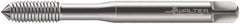 Walter-Prototyp - M2x0.40 Metric 6HX Modified Bottoming Thread Forming Tap - Cobalt, Bright Finish, 45mm OAL, 6mm Thread Length, Right Hand Thread, Series D7061100 - USA Tool & Supply