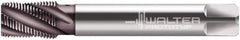 Walter-Prototyp - 3/8-18 NPT, 30° Helix, 5 Flutes, Modified Bottoming Chamfer, Hardlube Finish, Cobalt, Spiral Flute Pipe Tap - Right Hand Flute, 0.6299" Shank Diam, 0.7874" Thread Length, 0.4724" Square Size, Series 2556702 - USA Tool & Supply