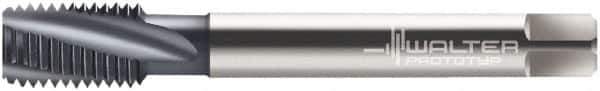 Walter-Prototyp - M20x2.50 Metric 4 Flute 6H Modified Bottoming Spiral Flute Tap - Cobalt, TiCN Finish, 140mm OAL, Right Hand Flute, Right Hand Thread, Series 2046006 - USA Tool & Supply