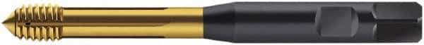 Walter-Prototyp - M4x0.70 Metric 6HX Modified Bottoming Thread Forming Tap - Cobalt, TiN Finish, 70mm OAL, 4.2mm Thread Length, Right Hand Thread, Series S2061345 - USA Tool & Supply