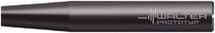 Walter-Prototyp - ConeFit 31.75mm 89° Shank Milling Tip Insert Holder & Shank - 2.48" Projection, E25 Neck Thread, 25.4mm Nose Diam, 165.1mm OAL, Steel AK610 Tool Holder - USA Tool & Supply