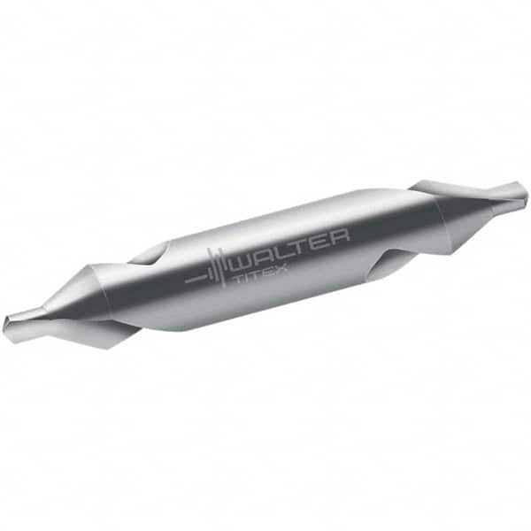 Walter-Titex - Metric Plain Cut 60° Incl Angle High Speed Steel Combo Drill & Countersink - USA Tool & Supply