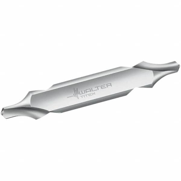 Walter-Titex - Metric Radius Cut 60° Incl Angle High Speed Steel Combo Drill & Countersink - USA Tool & Supply