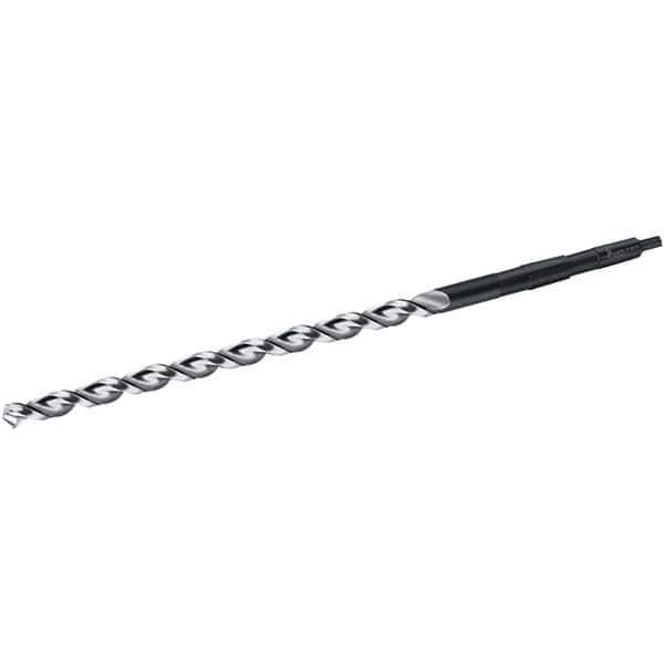 Walter-Titex - 29mm, 3MT 130° Point High Speed Steel Taper Shank Drill Bit - Bright Finish, 305mm Flute Length, 460mm OAL, Parabolic Flute, Series A4622 - USA Tool & Supply