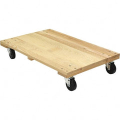 Vestil - 1,200 Lb Capacity Hardwood Dolly - 36" Long x 24" Wide - USA Tool & Supply