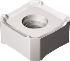 Sandvik Coromant - 345R13T5 MM Grade 1040 Carbide Milling Insert - TiAlN Finish, 5.95mm Thick, 13mm Inscribed Circle, 0.8mm Corner Radius - USA Tool & Supply