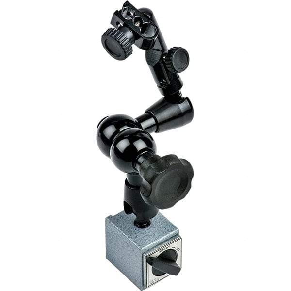 Mitutoyo - 30mm Long x 30mm Wide x 36mm High Magnetic Indicator Base with On/Off Switch - 300 N Magnetic Pull - USA Tool & Supply