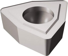 Sandvik Coromant - WCMX6 53 Grade H13A Carbide Indexable Drill Insert - Uncoated, Trigon, 3/8" Inscribed Circle - USA Tool & Supply