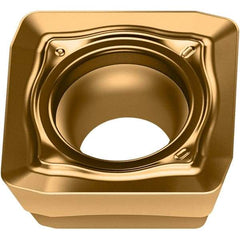 Walter - SDMT09T3 D57 Grade WKP35S Carbide Milling Insert - TiAlN/Al2O3 Finish, 0.156" Thick, 3/8" Inscribed Circle, 0.79mm Corner Radius - USA Tool & Supply