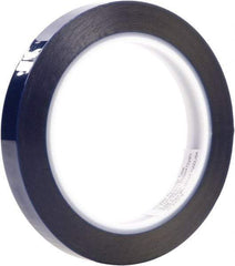 3M - 3/4" Wide x 72 Yd Long Blue Polyester Film Masking Tape - Series 8991, 2.4 mil Thick - USA Tool & Supply