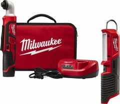 Milwaukee Tool - 12 Volt, 1/4" Drive, 50 Ft/Lb Torque, Cordless Impact Driver - 2425 RPM, 1 Lithium-Ion Battery Included - USA Tool & Supply