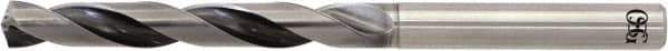 OSG - 18.5mm 140° Solid Carbide Jobber Drill - WXL Finish, Right Hand Cut, Spiral Flute, Straight Shank, 198mm OAL - USA Tool & Supply