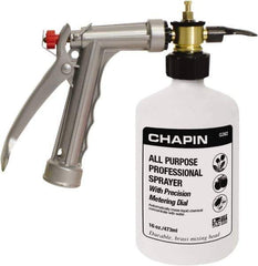 Chapin - 32 oz Chemical Safe Garden Hand Sprayer - Use with Cleaners/Degreasers, Polyethylene Tank, Wide Mouth - USA Tool & Supply