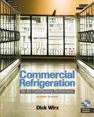 DELMAR CENGAGE Learning - Commercial Refrigeration: for Air Conditioning Technicians, 2nd Edition - HVAC/R Reference, 320 Pages, Delmar/Cengage Learning, 2009 - USA Tool & Supply