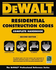 DELMAR CENGAGE Learning - DEWALT 2015 Residential Construction Codes: Complete Handbook Publication, 2nd Edition - by Underwood, Delmar/Cengage Learning - USA Tool & Supply