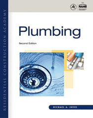 DELMAR CENGAGE Learning - Residential Construction Academy: Plumbing Publication, 2nd Edition - by Joyce, Delmar/Cengage Learning, 2011 - USA Tool & Supply