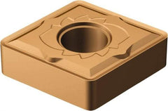 Sandvik Coromant - CNMG431 SM Grade 1125 Carbide Turning Insert - TiAlN/AlCr2O3 Finish, 80° Diamond, 1/2" Inscr Circle, 3/16" Thick, 1/64" Corner Radius - USA Tool & Supply