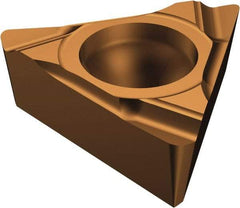 Sandvik Coromant - TCGX1.81.51 WK Grade 1125 Carbide Turning Insert - TiAlN/AlCr2O3 Finish, 60° Triangle, 7/32" Inscr Circle, 3/32" Thick, 1/64" Corner Radius - USA Tool & Supply