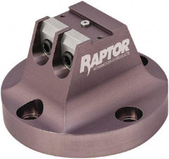 Raptor Workholding - 3/4" Jaw Width, 3" High Dovetail Vise - For Use with 4 & 5 Axis Workholding Systems - USA Tool & Supply