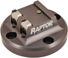 Raptor Workholding - 1-1/2" Jaw Width, 2" High Dovetail Vise - For Use with 4 & 5 Axis Workholding Systems - USA Tool & Supply