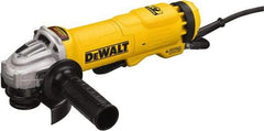 DeWALT - 4-1/2" Wheel Diam, 11,000 RPM, Corded Angle & Disc Grinder - 5/8-11 Spindle, 11 Amps - USA Tool & Supply