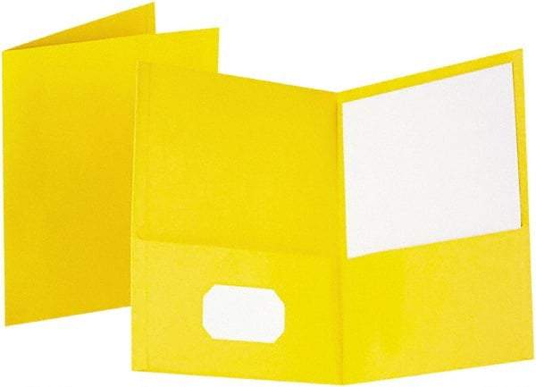 OXFORD - 8-1/2" Long x 11" Wide Pocket - Yellow - USA Tool & Supply