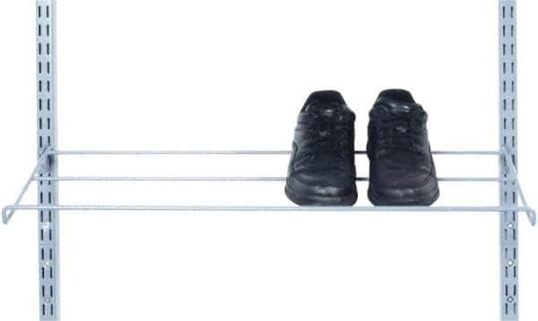 Triton - 31" Long Gray Pegboard Shoe & Boot Rack - For Use with Shoes & Boots - USA Tool & Supply