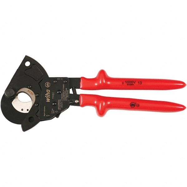 Wiha - 13.9" OAL, 10-20 AWG Capacity, Cable Cutter - USA Tool & Supply