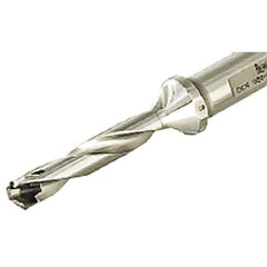 Iscar - 0.827" to 0.862" Diam, 8xD, 6.61" Max Depth, 1" Shank Diam, 10.12" OAL, Replaceable-Tip Drill - FCP, ICK, ICK-2M, ICM, ICN, ICP, iCP-2M Insert, 21 Seat Size, 45391331 Toolholder, Series SumoCham - USA Tool & Supply