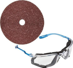 3M - 4-1/2" Diam 7/8" Hole 36+ Grit Fiber Disc - Very Coarse Grade, Ceramic, 13,300 Max RPM, Series 982C - USA Tool & Supply