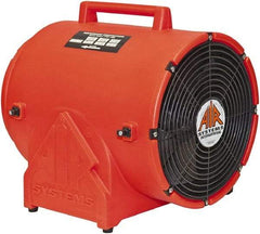 AIR Systems - 12" Inlet, Electric AC Ventilation Fan - 1 hp, 1,866 CFM (Free Air), 115 Max Voltage Rating - USA Tool & Supply