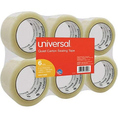 UNIVERSAL - 48mm Wide x 2mm Thick x 100m Long, 73000 Box Sealing & Label Protection Tape - Clear - USA Tool & Supply