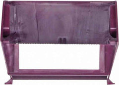 Triton - 12 Lb. Load Capacity, 5-3/8" Deep, Red Polypropylene Hopper Stacking Bin - 3" High x 4-1/8" Wide x 5-3/8" Long - USA Tool & Supply