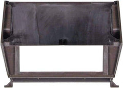 Triton - 12 Lb. Load Capacity, 5-3/8" Deep, Brown Polypropylene Hopper Stacking Bin - 3" High x 4-1/8" Wide x 5-3/8" Long - USA Tool & Supply