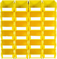 Triton - 12 Lb. Load Capacity, 5-3/8" Deep, Multi-Colored Polypropylene Bin System - 3" High x 4-1/8" Wide x 5-3/8" Long - USA Tool & Supply