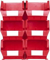 Triton - 65 Lb. Load Capacity, 14-3/4" Deep, Multi-Colored Polypropylene Bin System - 7" High x 8-1/4" Wide x 14-3/4" Long - USA Tool & Supply