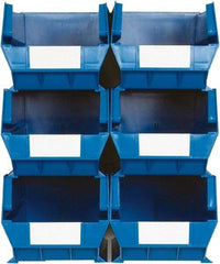 Triton - 65 Lb. Load Capacity, 14-3/4" Deep, Multi-Colored Polypropylene Bin System - 7" High x 8-1/4" Wide x 14-3/4" Long - USA Tool & Supply